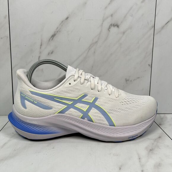 Asics Shoes - Asics GT-2000 12 Women's Size 8 White Running Athletic Sneakers Shoes 1012b506